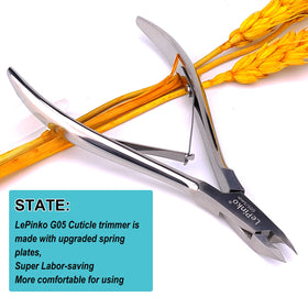 LePinko 20-degree jaw clipper enables precise positioning.
