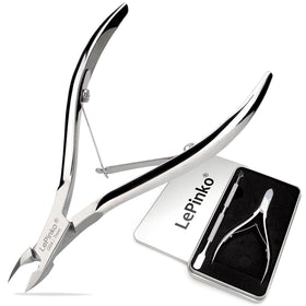 LePinko cuticle trimmer close-up highlighting the 7mm jaw for precise trimming