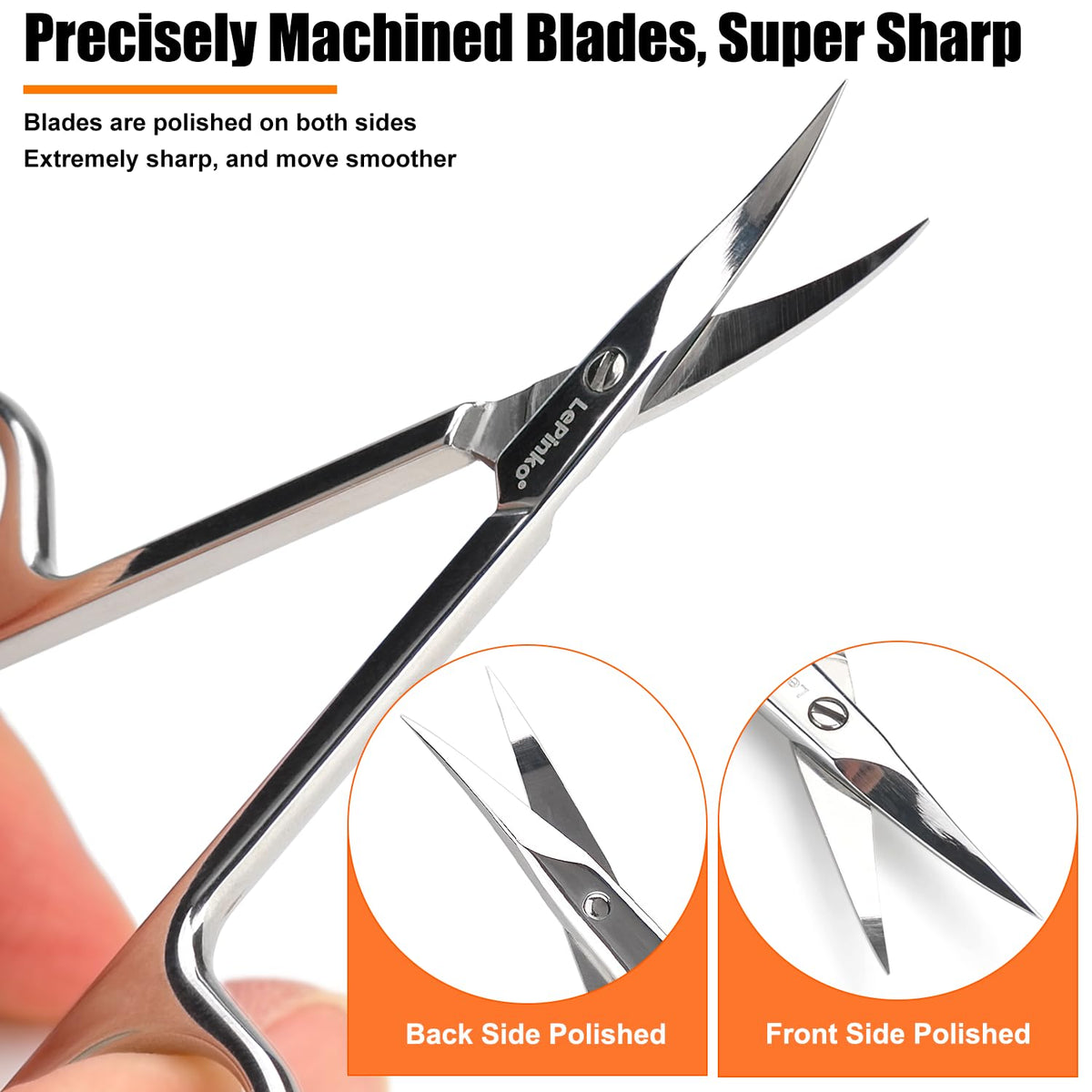 LePinko Professional Cuticle Scissors eyebrow grooming for neat brows