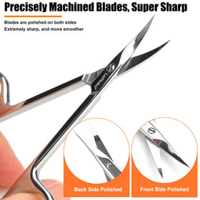 LePinko Professional Cuticle Scissors eyebrow grooming for neat brows