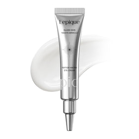Lepique Peptide-Matrix Eye Cream metal-tip close-up for targeted hydration and smoothing