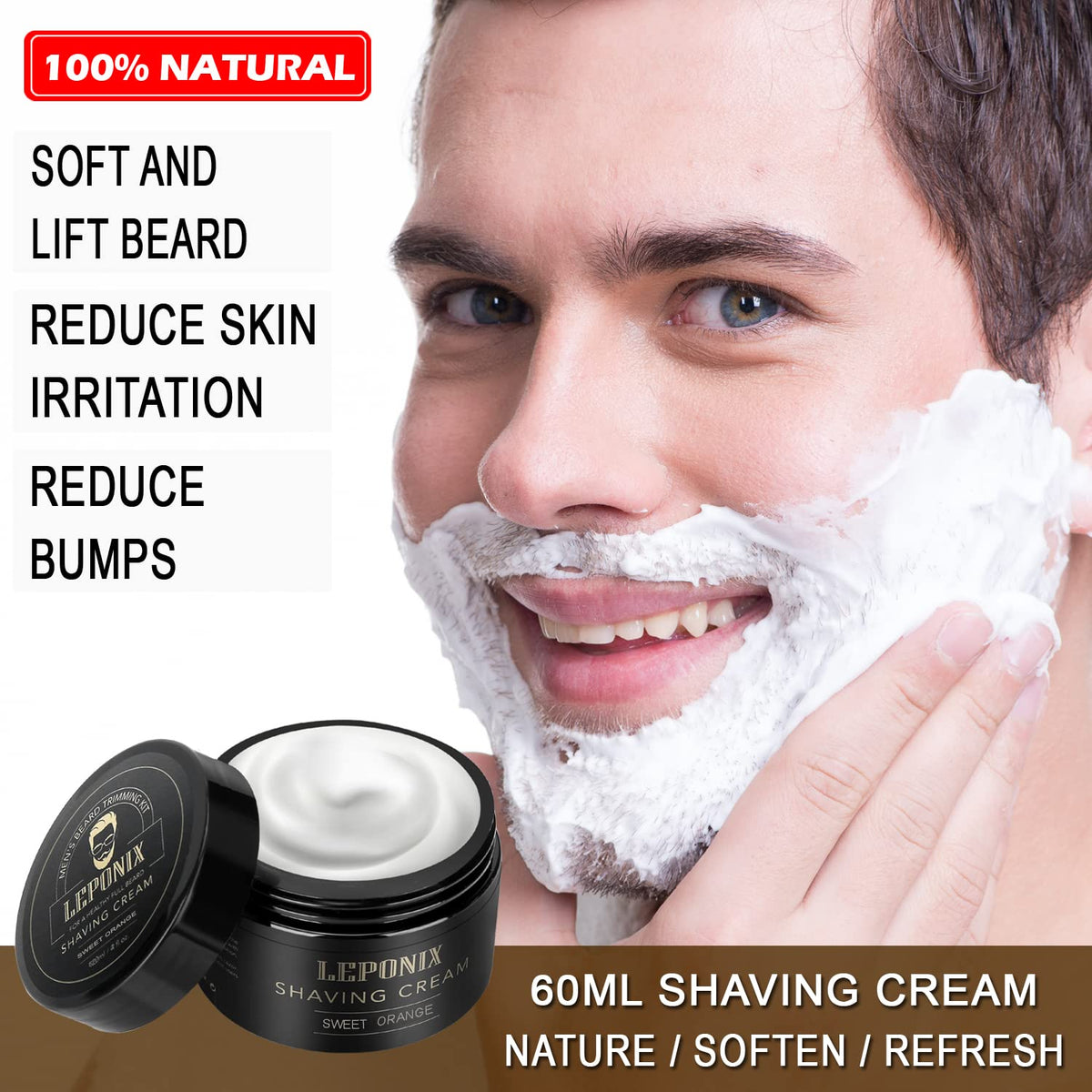 Replacement blades for LEPONIX straight razor ensure a smooth shave
