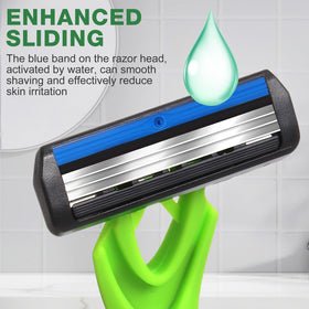 Leriton non-slip rubber grip handle for secure control.