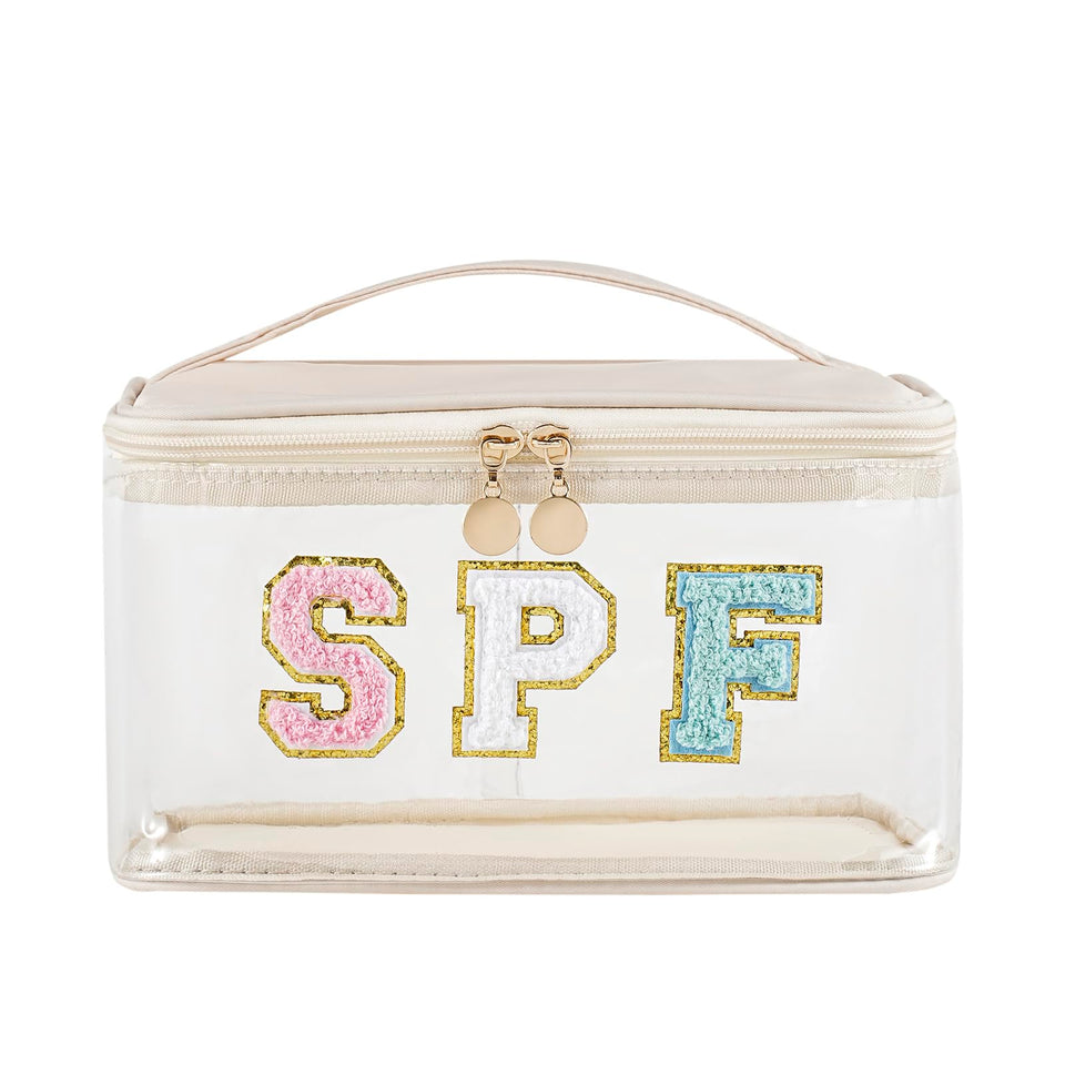 Lestikave clear SPF bag with top opening for quick travel access