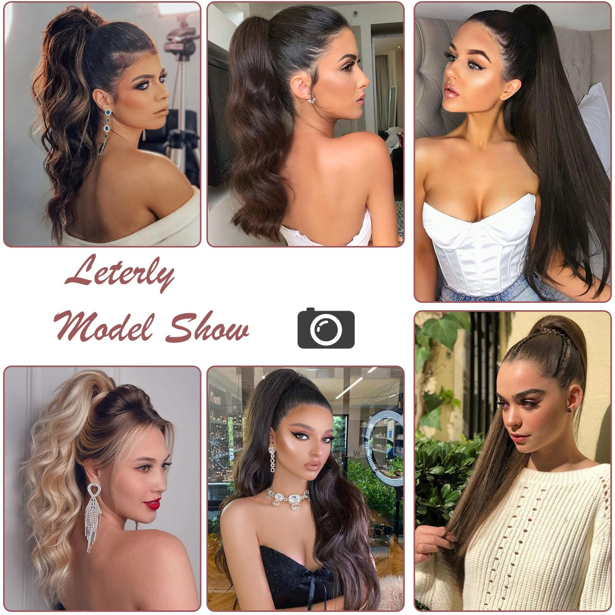 Leterly 18-inch extension enhances style in seconds.