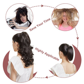 Leterly ponytail is reusable and washable for many uses.