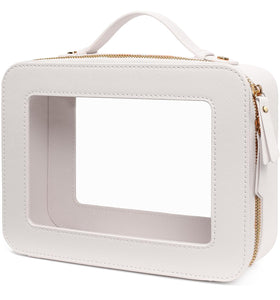 Letgo clear makeup bag large with zipper for easy daily travel organization.