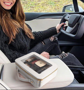 Letgo pu saffiano leather trim adds durable, premium feel.