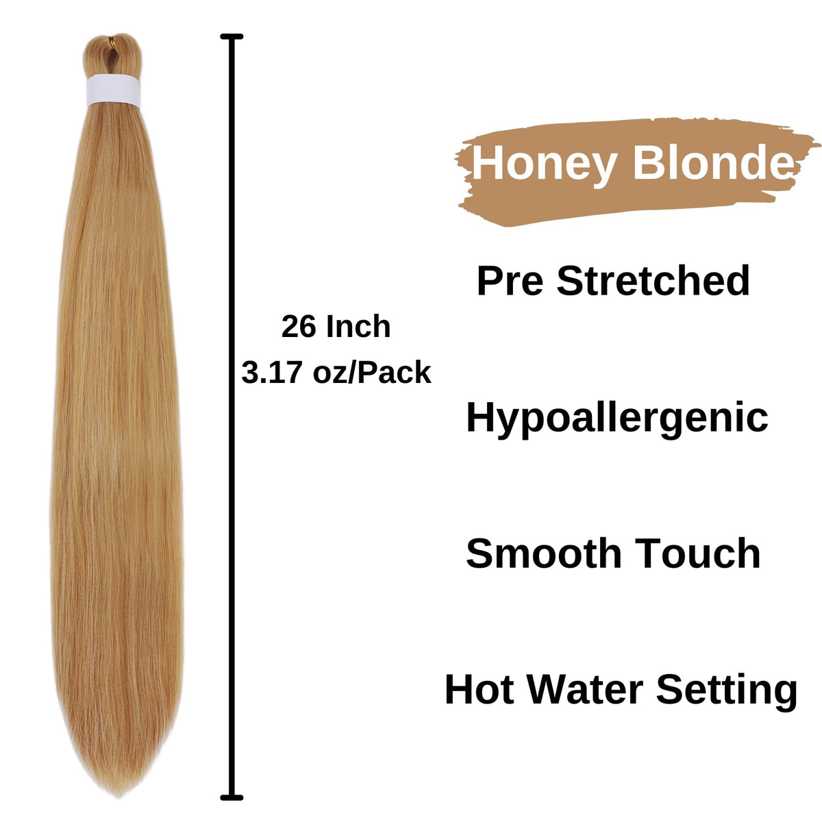 Leticia ash blonde curly deep-wave braiding hair for versatile textures.