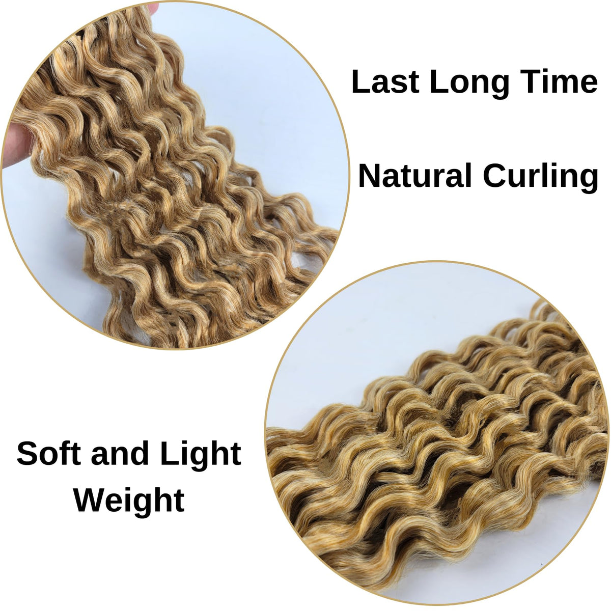 Leticia ash blonde yaki texture braids for smooth, flexible styling.