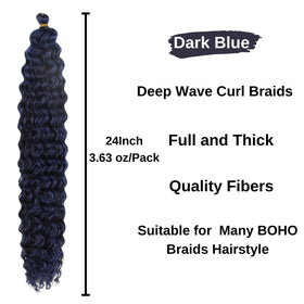 Leticia curly deep wave hair adds volume for versatile boho styles
