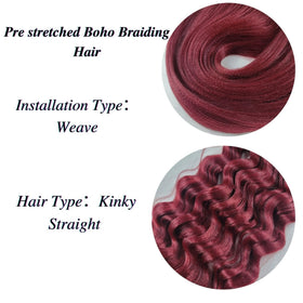 Leticia lightweight braiding hair with no smell or tangling for comfort.
