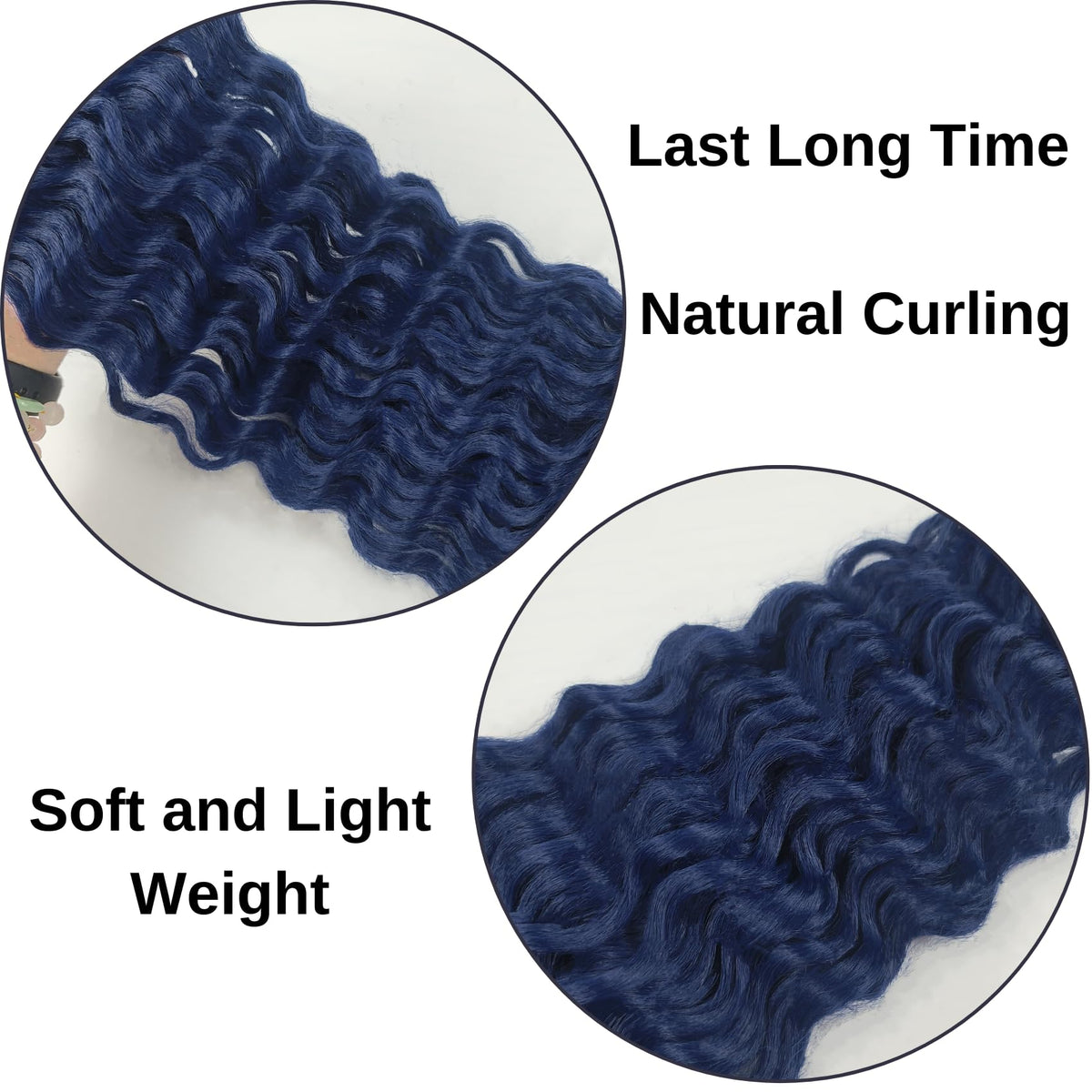 Leticia lightweight braids provide comfortable wear and fullness