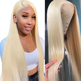 LETMIEO 613 lace front wig with 13x6 HD lace for natural-looking hairline.