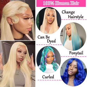 LETMIEO pre-plucked natural hairline wig with baby hair