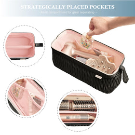 Solid, durable structure of the Leudes travel case for gear protection.
