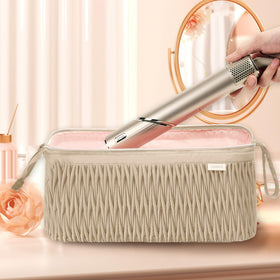Latte brown color complements stylish vanity setups.