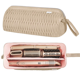 Leudes Dy Son travel case opened with Shark FlexStyle tools for easy access.