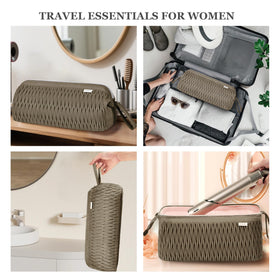 Compact design of Leudes travel case fitting neatly in luggage
