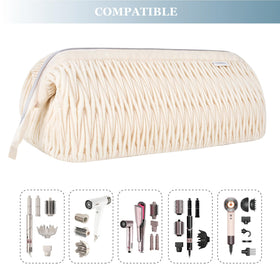 Interior padding and central divider protect tools during transit