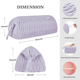 Water-resistant nylon fabric endures travel rain or splashes