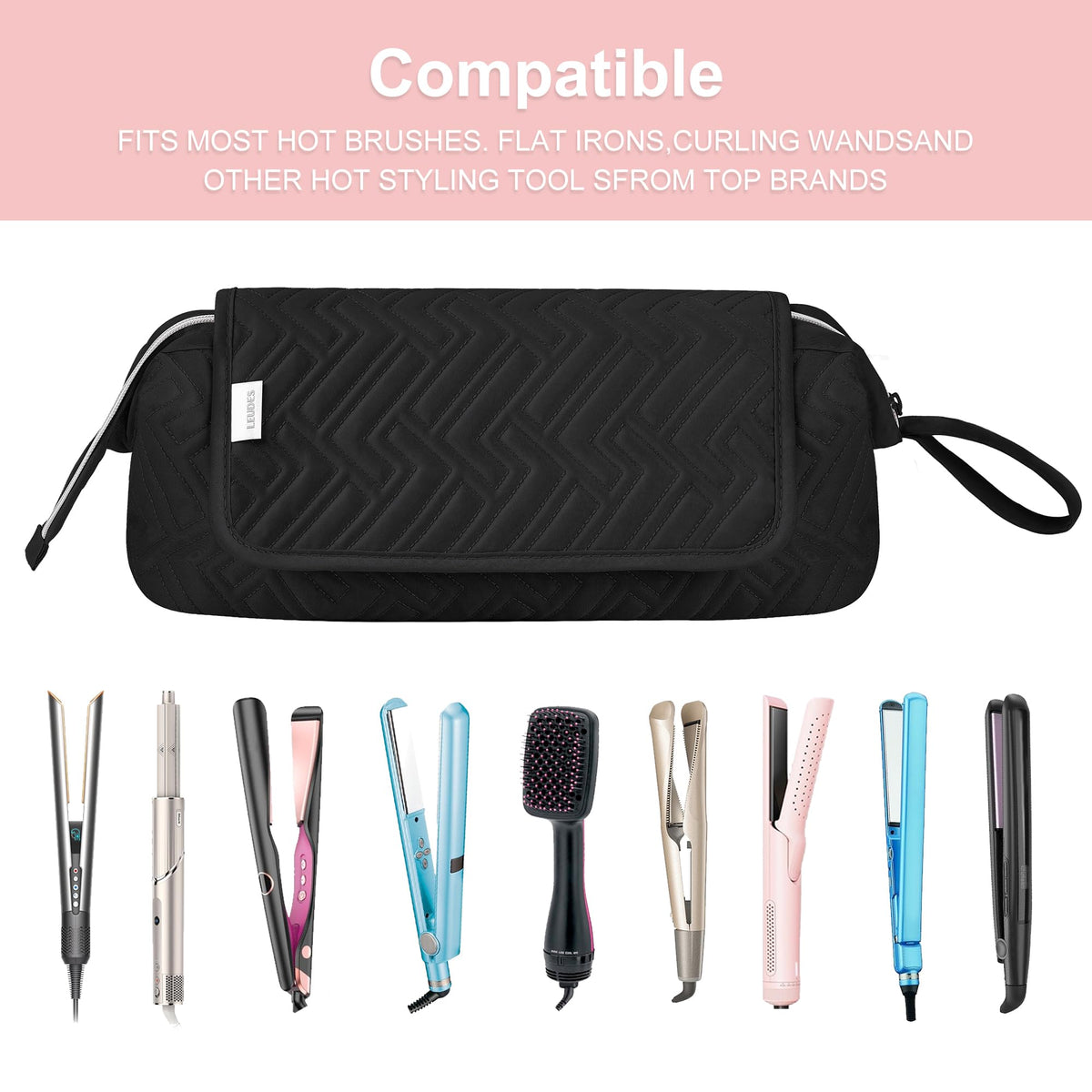 Leudes bag can be carried by hand or hung, offering flexible transport options