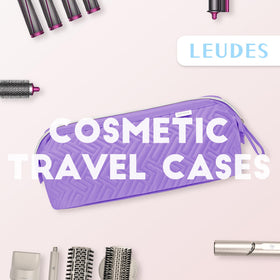 Leudes travel bag interior with padded compartments protecting wand and dryer