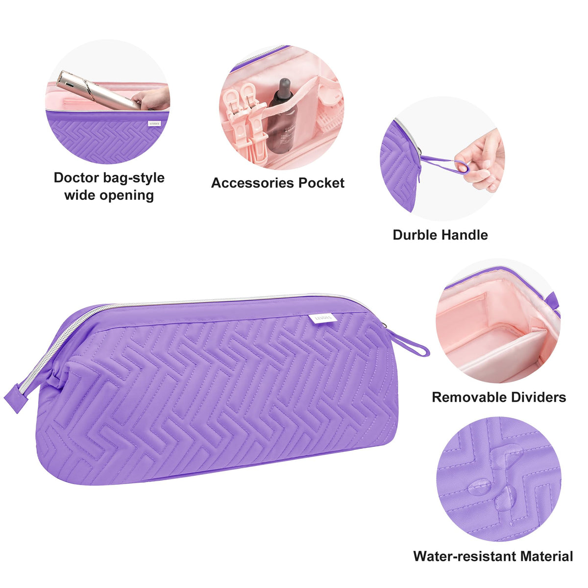 Leudes travel bag waterproof material keeping contents dry on trips