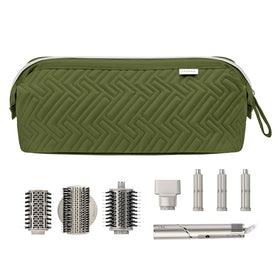 Wall-hanging carry loop and compact design in Leudes travel bag