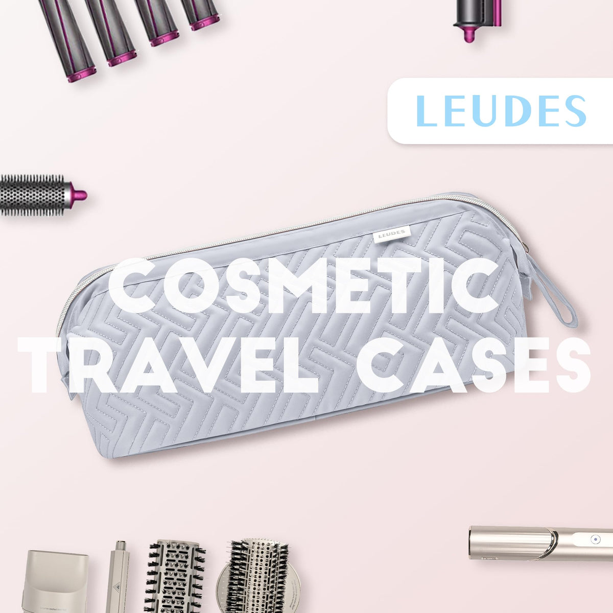 Leudes travel bag wide opening for fast access to attachments