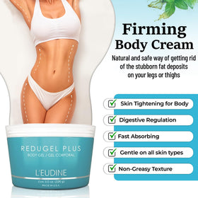 L’EUDINE Redugel Plus field horsetail supports toned skin around the torso.