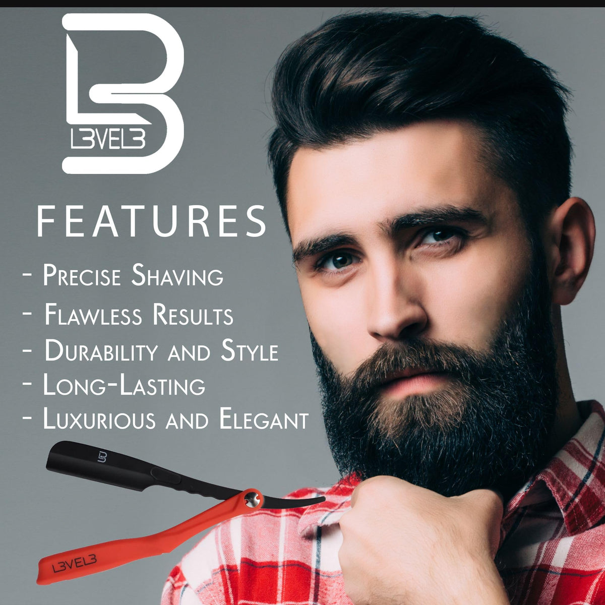 L3 Level 3 Milly Razor – ergonomic grip enhances control in busy environments