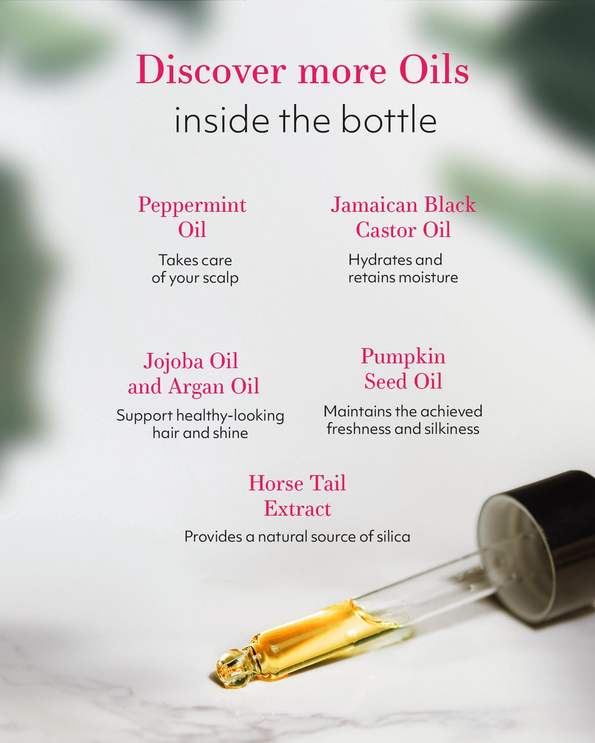 Leven Rose amber Jamaican Black Castor Oil bottle highlights richness for stronger-looking strands.