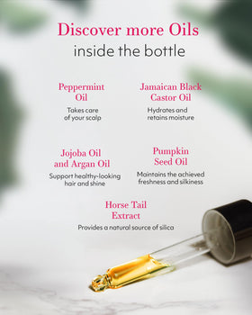 Leven Rose amber Jamaican Black Castor Oil bottle highlights richness for stronger-looking strands.