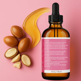 Leven Rose Argan Oil nourishes nails and softens cuticles.