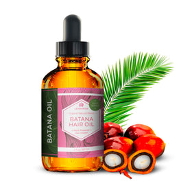 Leven Rose Batana Oil bottle for natural hair growth and shine.