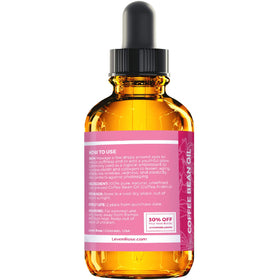 Hair care moment with Leven Rose Coffee Bean Oil
