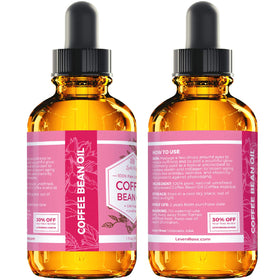 Nails care with Leven Rose Coffee Bean Oil for cuticle nourishment