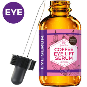 Leven Rose Coffee Oil Serum bottle front for daily eye brightening use