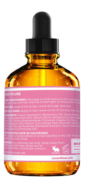 Leven Rose evening primrose oil aspect added to emphasize balanced moisture and softness.