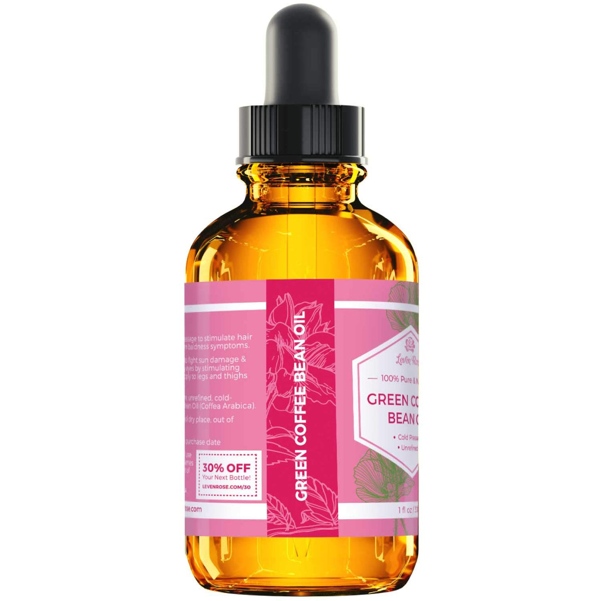 Leven Rose unscented skin care oil on sensitive skin for a gentle routine.