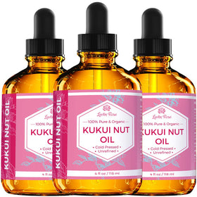 Leven Rose Kukui Nut Oil nourishes face skin softly for a radiant look