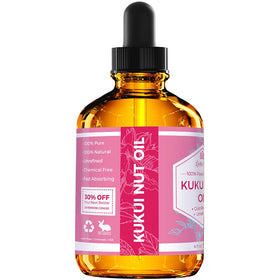 Leven Rose Kukui Nut Oil fast-absorbing on skin with no greasy residue