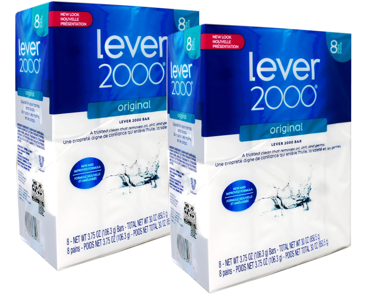 Sink display of Lever 2000 Original bar soap, convenient handwashing during the day.