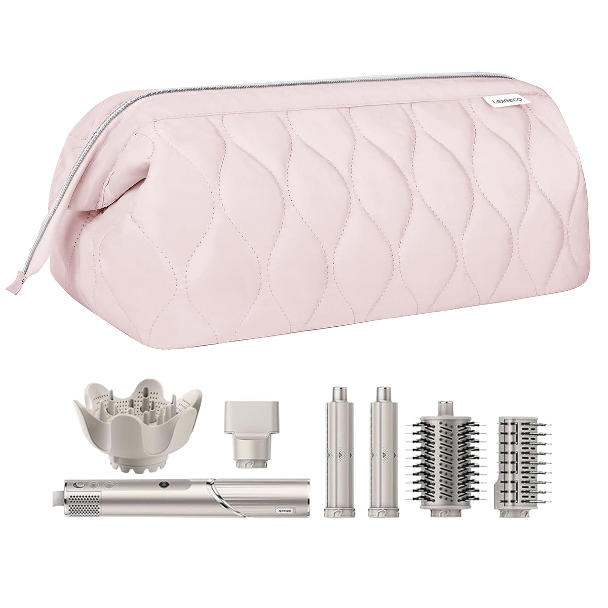 Lexeeco Shark Flex Style travel case top view keeps tools organized on the go
