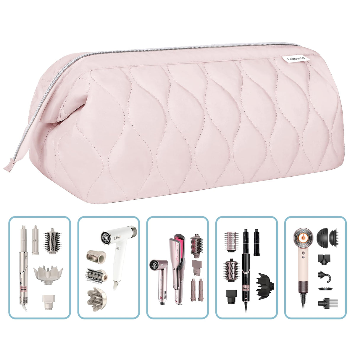 Lexeeco sturdy handle for easy carry or hanging