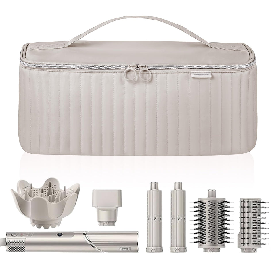 Lexeeco travel case for hair dryer with Shark Flexstyle focus keeps tool secure during travel