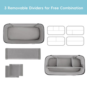 Lexeeco clear PVC pocket offers quick visibility for small items