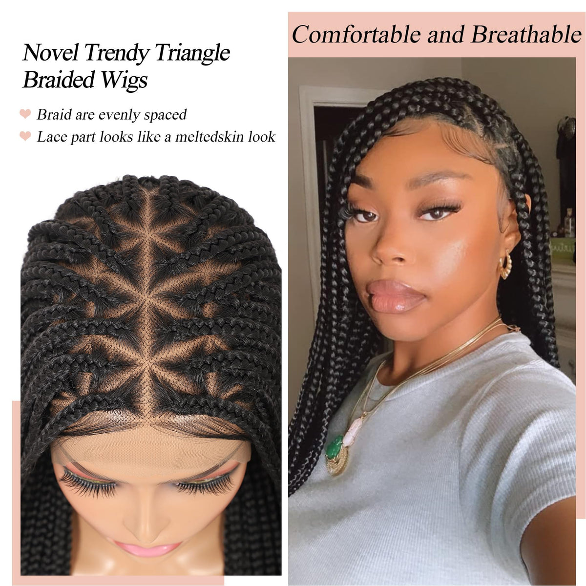 Lexqui 36-inch lace front wig offering dramatic, long-lasting protection.
