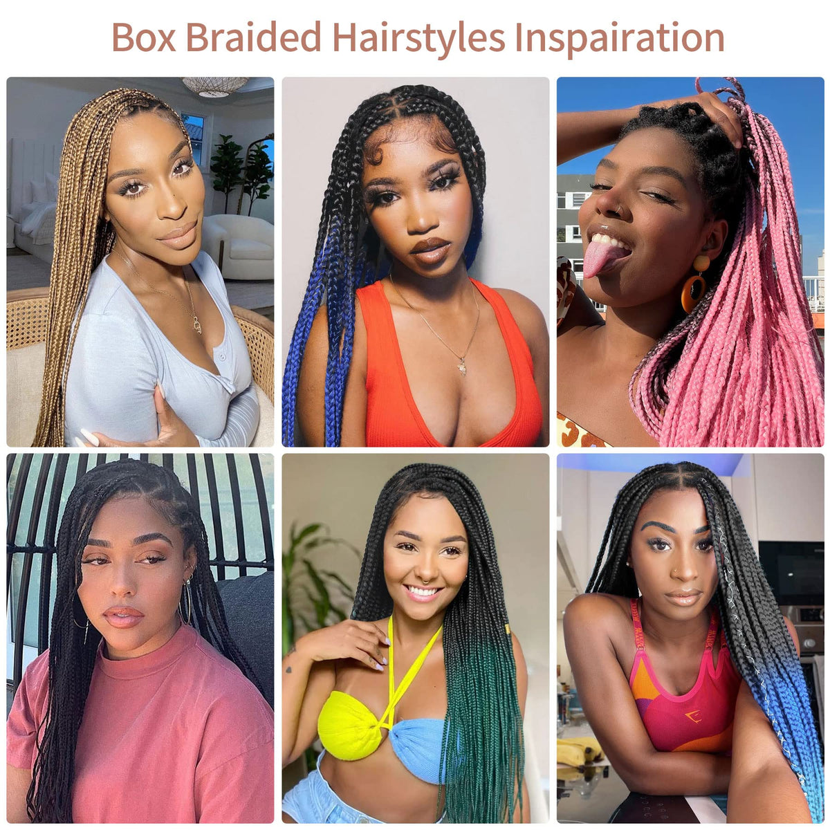 Lexqui long braided wig for protective styling and everyday comfort.
